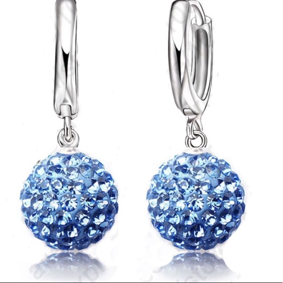 Jewelry - Crystal disco ball earrings